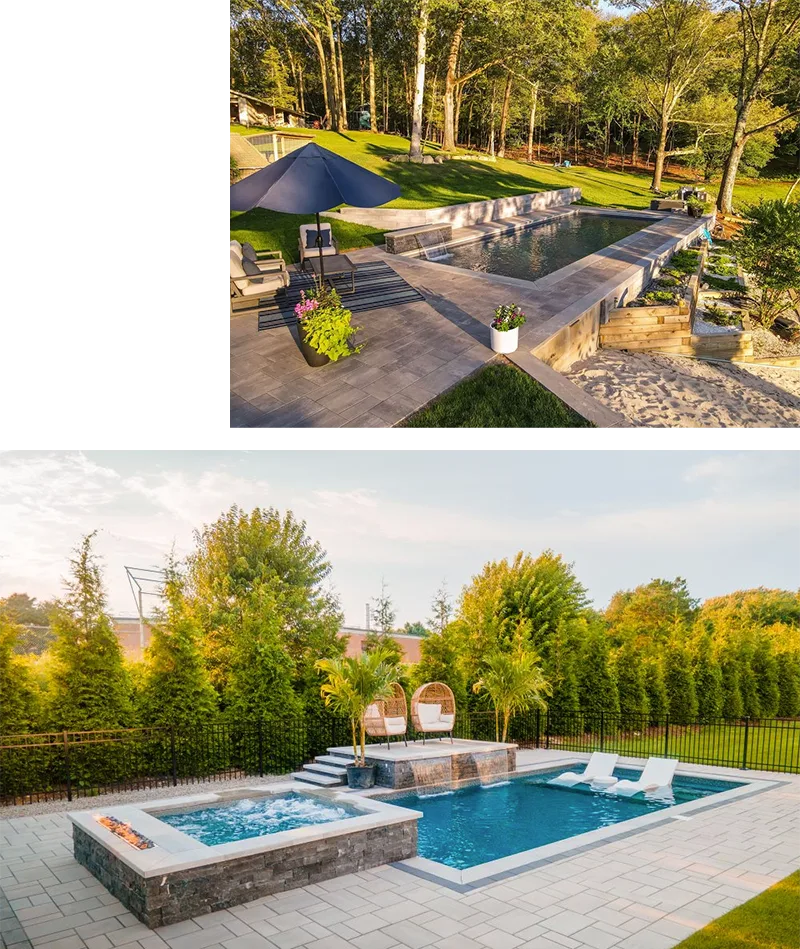 Landscape overview - Pool overview - Fenced Pool
